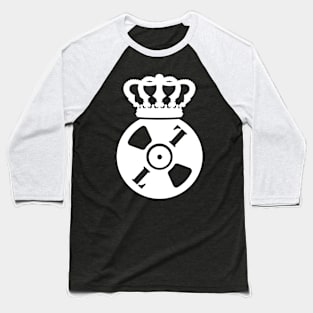 Luca's Lounge White Logo Baseball T-Shirt